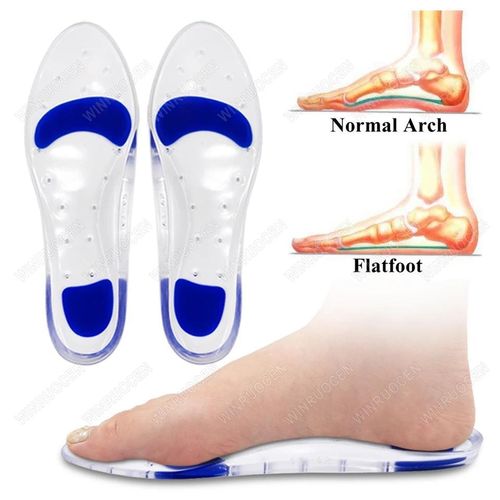 1 Pair Soft Silicone Gel Insoles