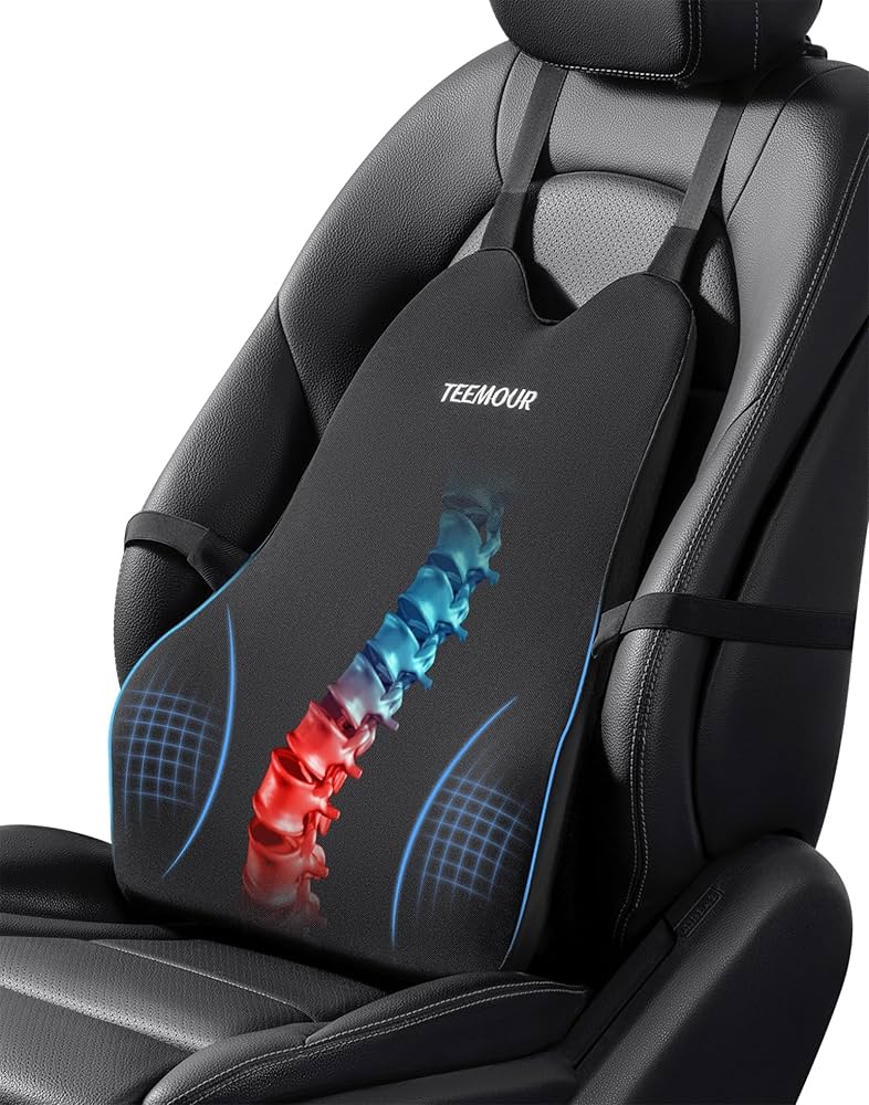 Orthopedic car backrest