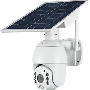 100% Wifi  Wireless Solar Powered Outdoor 1080P Pan Tilt WiFi Security Camera
